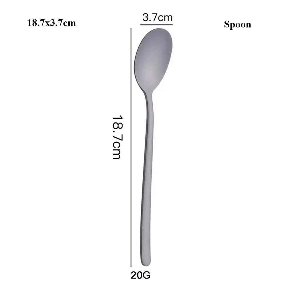 Lightweight Titanium Camping Spoon - Long Handle Outdoor Cutlery