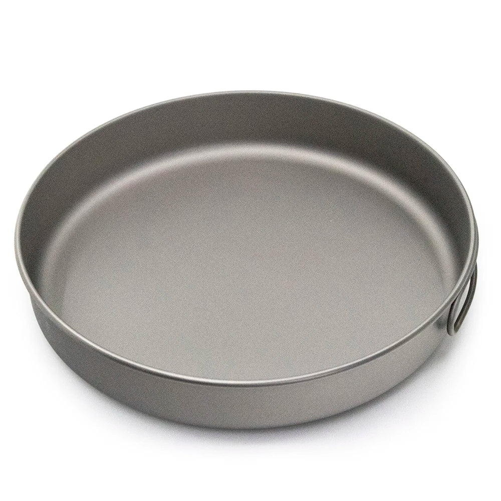 Titanium Frypan 750ML 1000ML - Ultralight Camping Pan