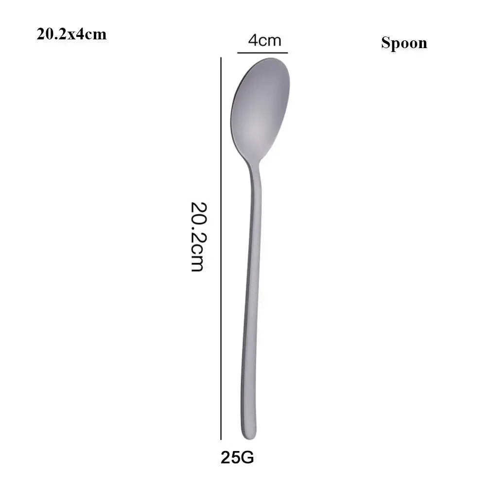 Lightweight Titanium Camping Spoon - Long Handle Outdoor Cutlery