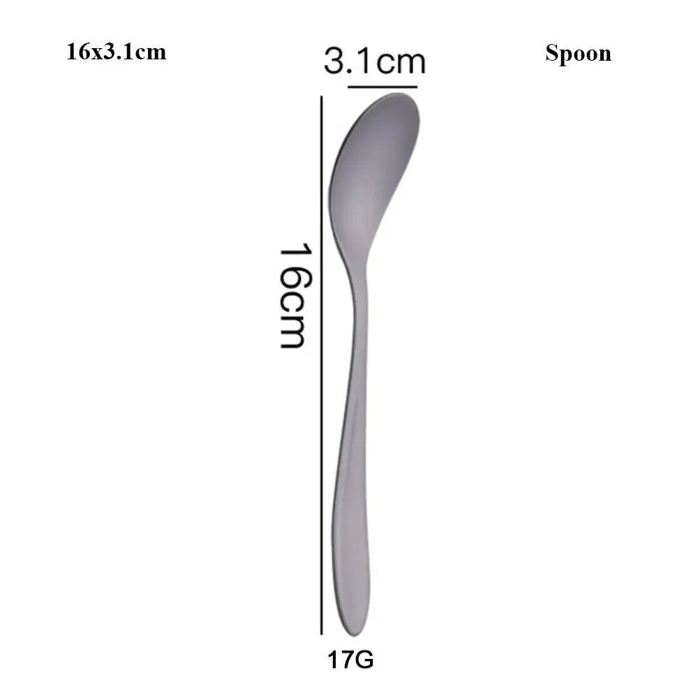 Lightweight Titanium Camping Spoon - Long Handle Outdoor Cutlery