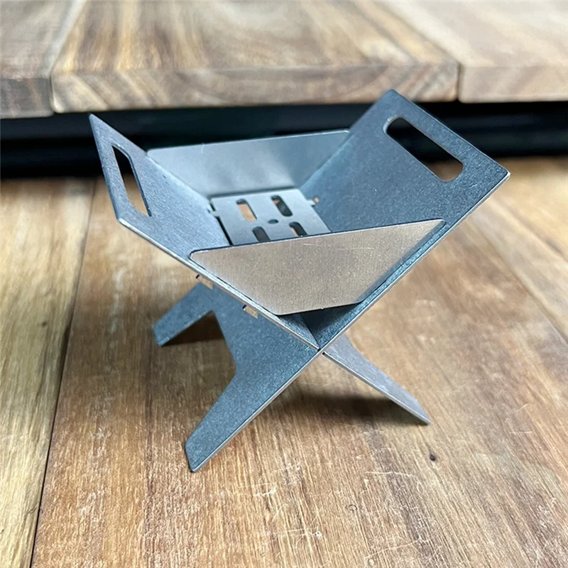 Titanium Mini Alcohol Stove - Folding Camping Burner