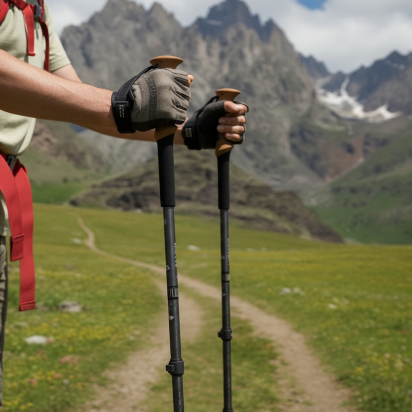 Hiking poles for outdoor hiking scenarios