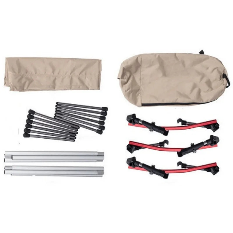 Outdoor Camping Ultralight  Field Bed Portable Aluminum Alloy Folding Bed For Adults & Kids Camping Travel RV Hiking Backpack