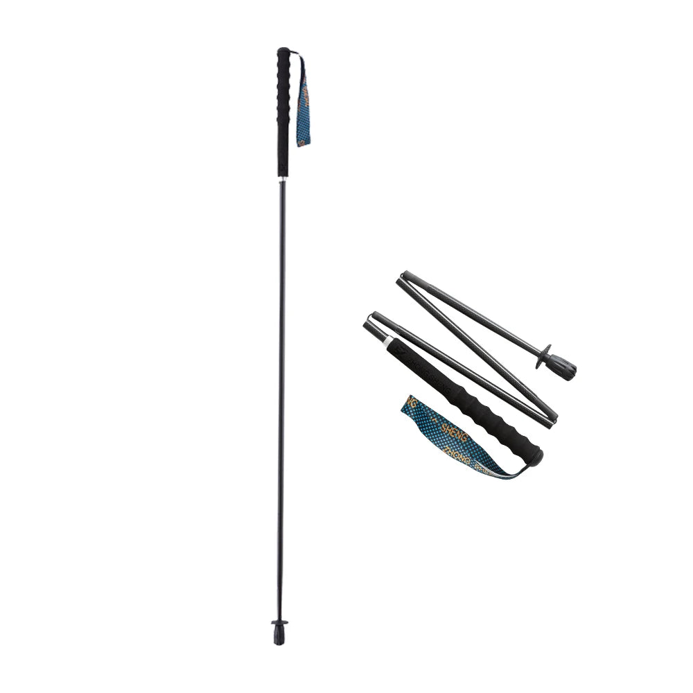 Ultralight Carbon Fiber Trekking Poles | 110g Folding Hiking Sticks