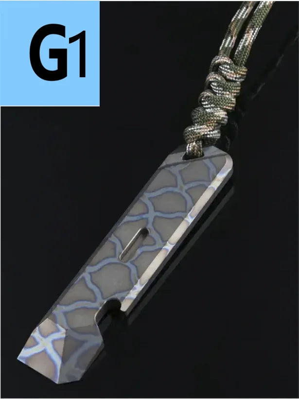 Various Styles Titanium Alloy Wrench Crowbar Pry Bar Bottle Opener EDC Multifunctional Screwdriver Outdoor Portable Pocket Tools