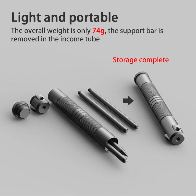 Outdoor Light Rack Tripod Ground Nail Foldable Aluminum Alloy Multifunctional Light Portable Ptz Camping Lamp Camera Antirust