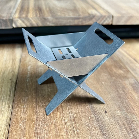 Y67A-Titanium Alloy Folding Portable Mini Alcohol Furnace Camping Incense Burner Multifunctional Aromatherapy Holder
