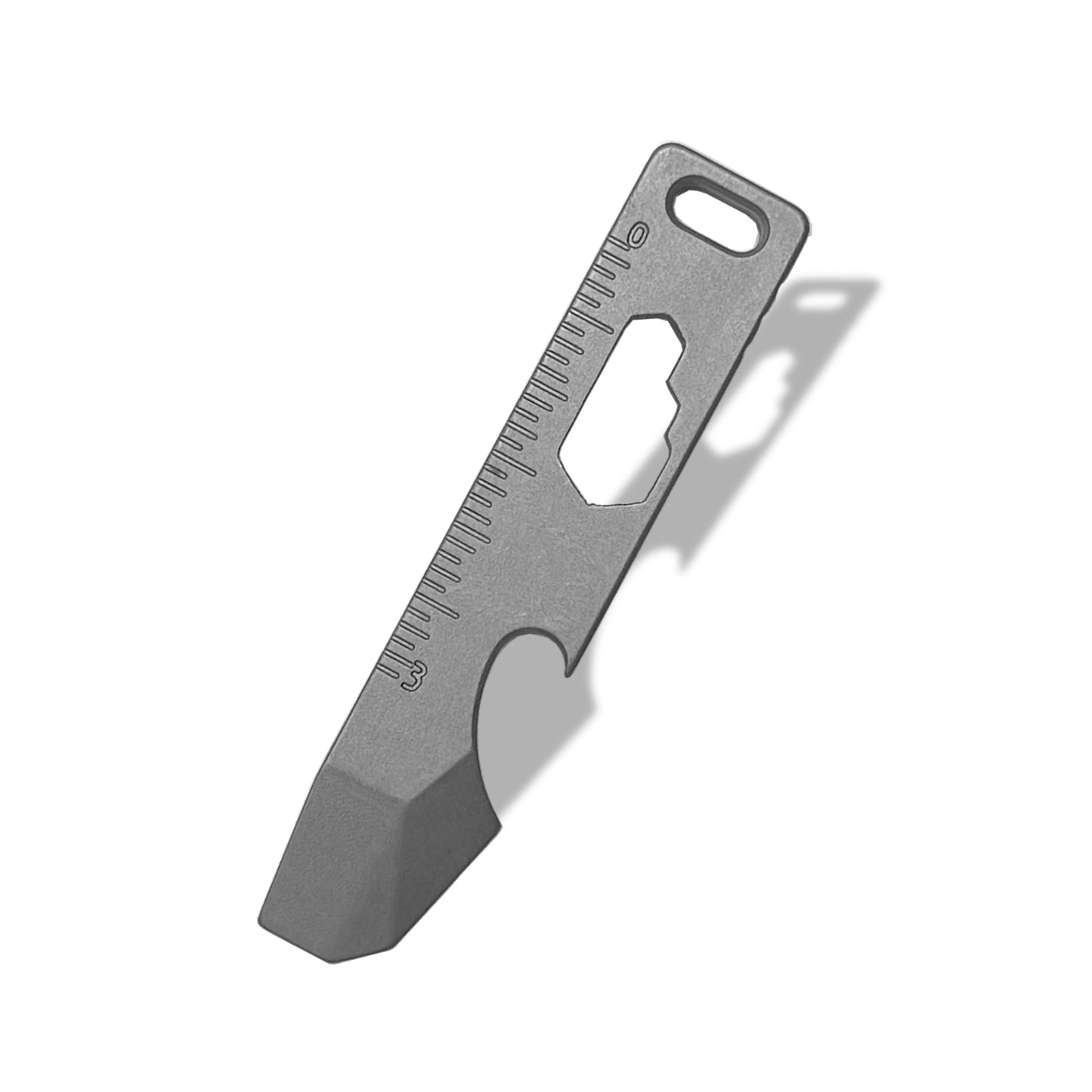 TC4 Titanium Multi-Tool Keychain 11g - EDC Crowbar Bottle Opener Hex Wrench for Camping Hiking