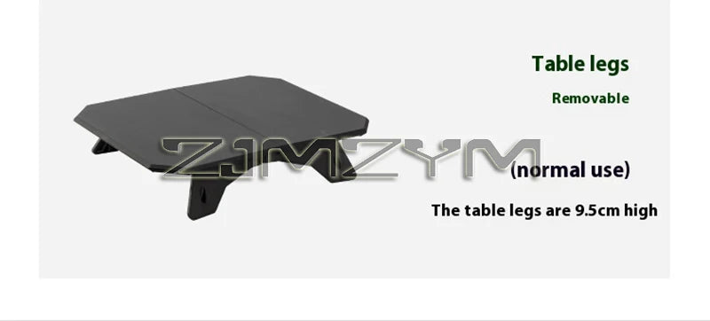 Ultralight Dual Purpose Table Outdoor Camping Portable Table Folding ABS Desktop and Aluminum Stand