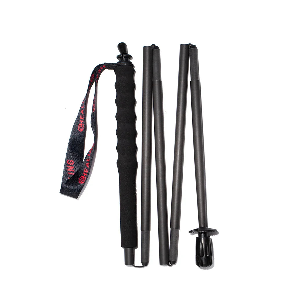 110G Ultralight Carbon Fiber Trekking Poles Folding 5-Section Hiking Sticks Walking Stick Trekking Portable Travel Climbing Cane