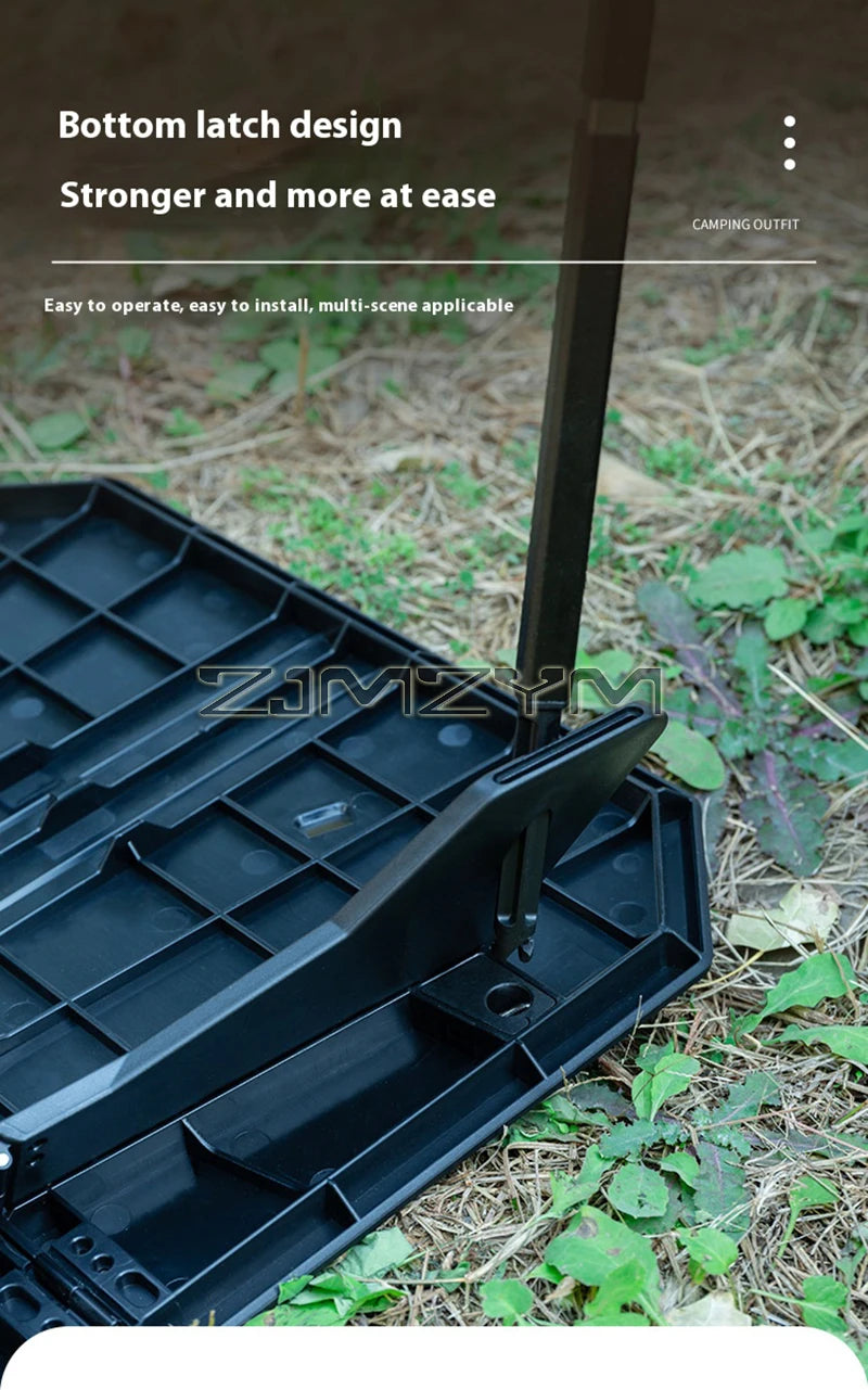 Ultralight Dual Purpose Table Outdoor Camping Portable Table Folding ABS Desktop and Aluminum Stand