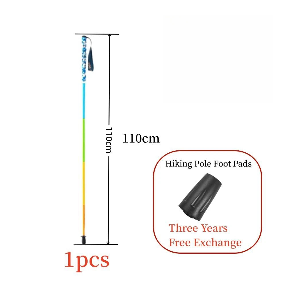 Ultralight Carbon Fiber Trekking Poles | 110g Folding Hiking Sticks