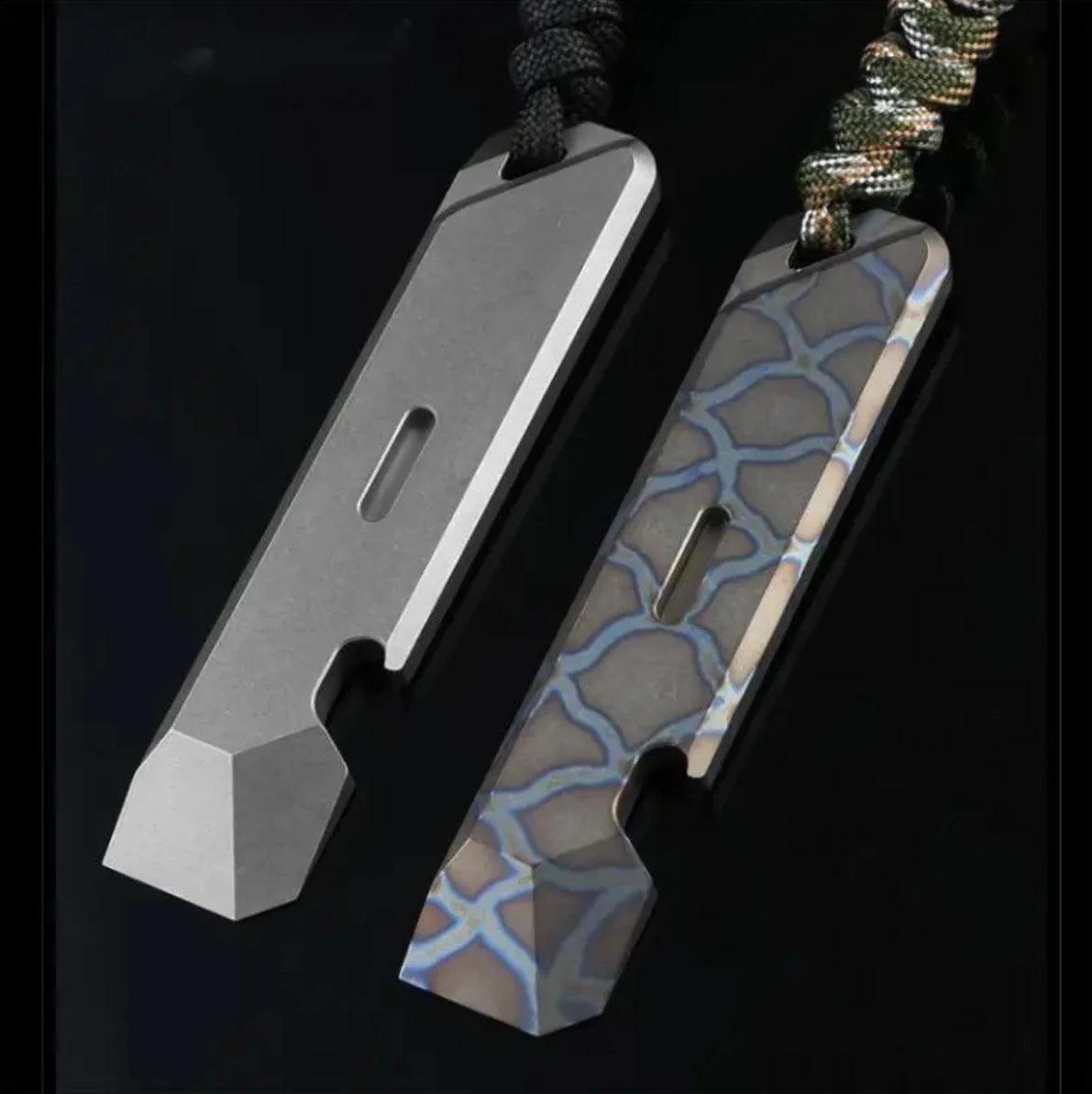 Various Styles Titanium Alloy Wrench Crowbar Pry Bar Bottle Opener EDC Multifunctional Screwdriver Outdoor Portable Pocket Tools
