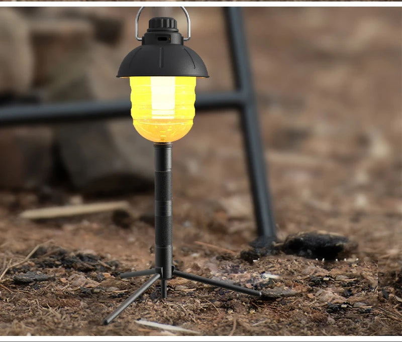 Outdoor Light Rack Tripod Ground Nail Foldable Aluminum Alloy Multifunctional Light Portable Ptz Camping Lamp Camera Antirust