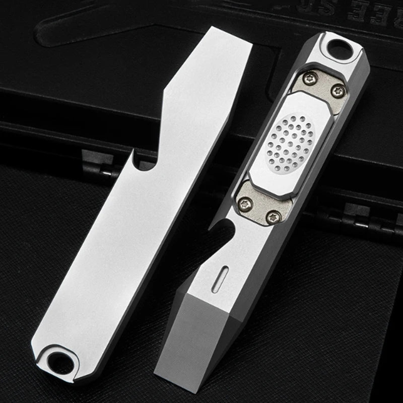 Various Styles Titanium Alloy Wrench Crowbar Pry Bar Bottle Opener EDC Multifunctional Screwdriver Outdoor Portable Pocket Tools