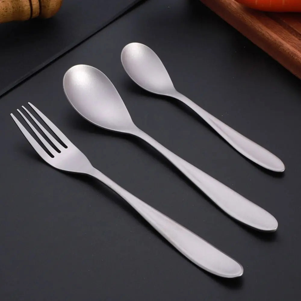 Lightweight Titanium Camping Spoon - Long Handle Outdoor Cutlery