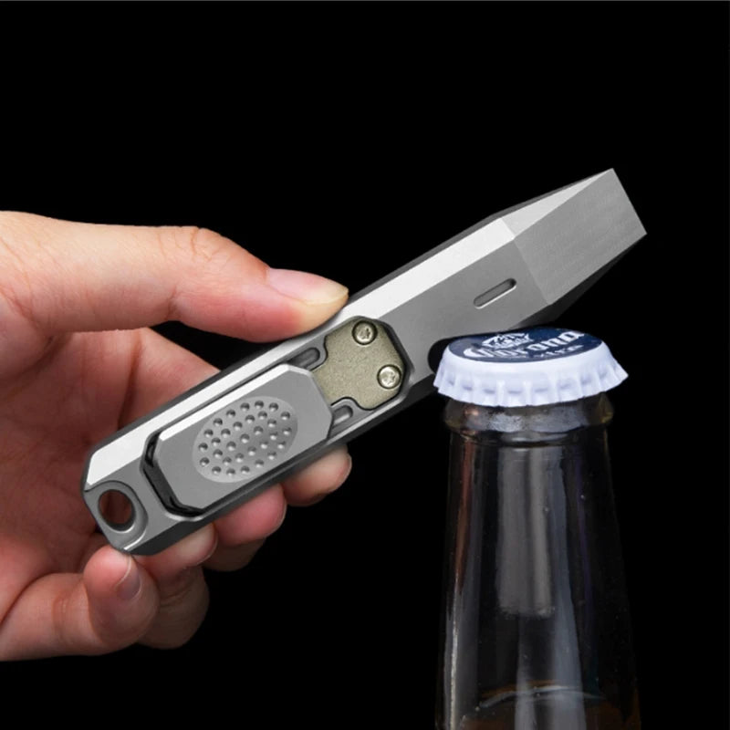 Various Styles Titanium Alloy Wrench Crowbar Pry Bar Bottle Opener EDC Multifunctional Screwdriver Outdoor Portable Pocket Tools
