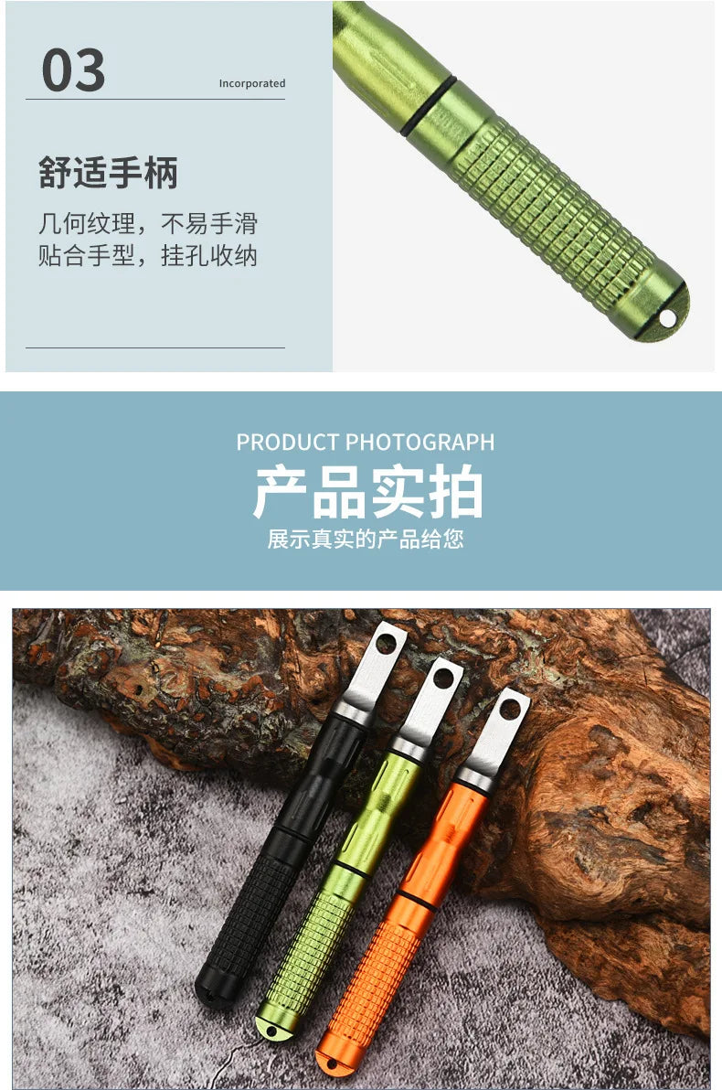 Portable Mini Magnesium Bar Multifunctional Igniter for Outdoor Camping Emergency Survival Fire Starter Convenient Equipment