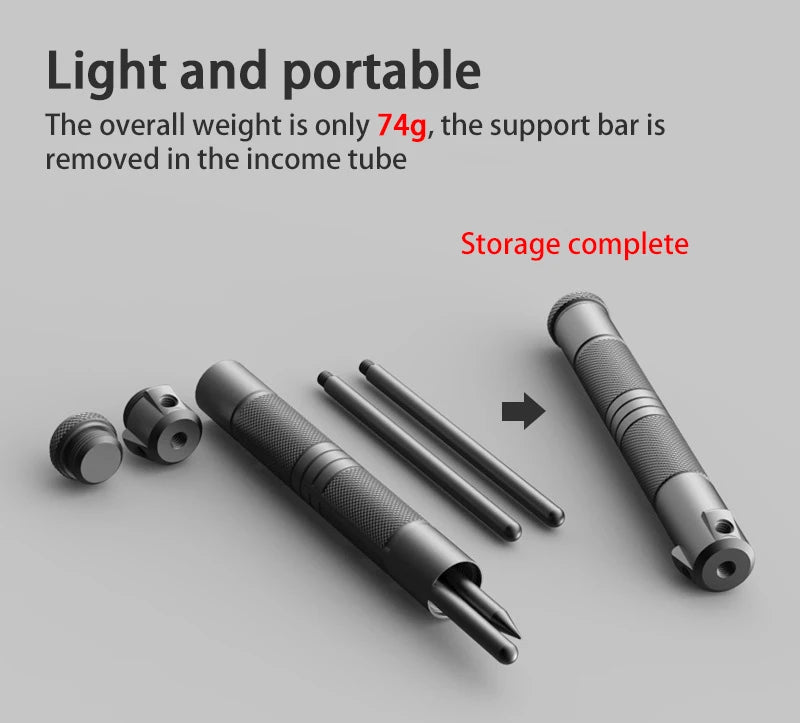 Outdoor Light Rack Tripod Ground Nail Foldable Aluminum Alloy Multifunctional Light Portable Ptz Camping Lamp Camera Antirust