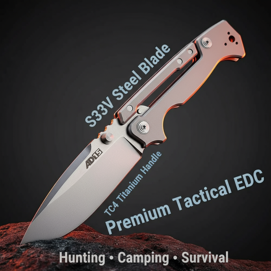 AD15 Tactical Folding Knife - New Dramatic Angle